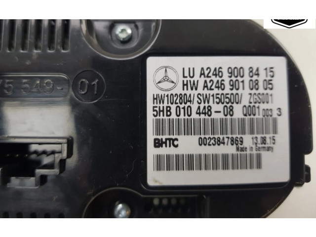 Блок управления климат-контролем A2469008415 Mercedes-Benz A W176