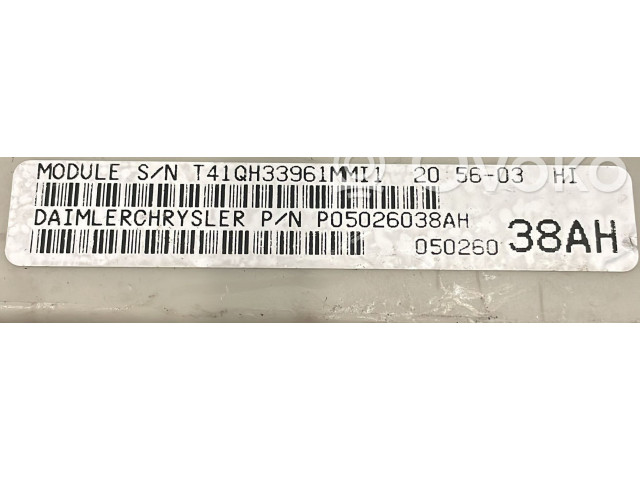 Блок предохранителей P05026038AH, P05026038AH Jeep Cherokee III KJ