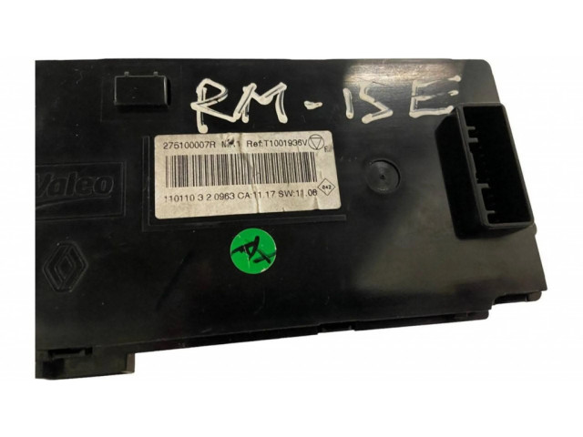 Блок управления климат-контролем 275100007R, T1001936V   Renault Megane III