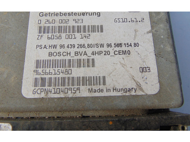 Блок управления коробкой передач 9643926680, 9656615480 Peugeot 607