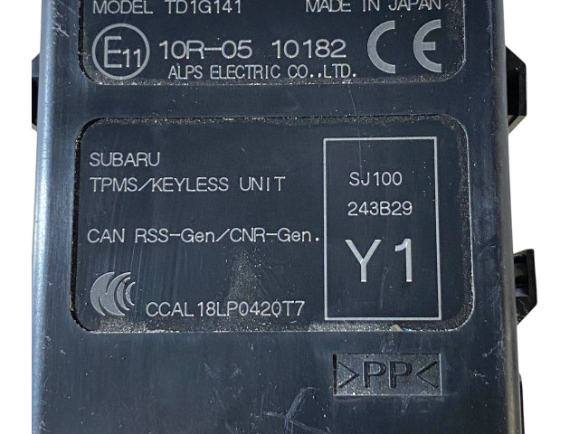 Блок управления TD1G141, 10R0510182   Subaru Forester SK