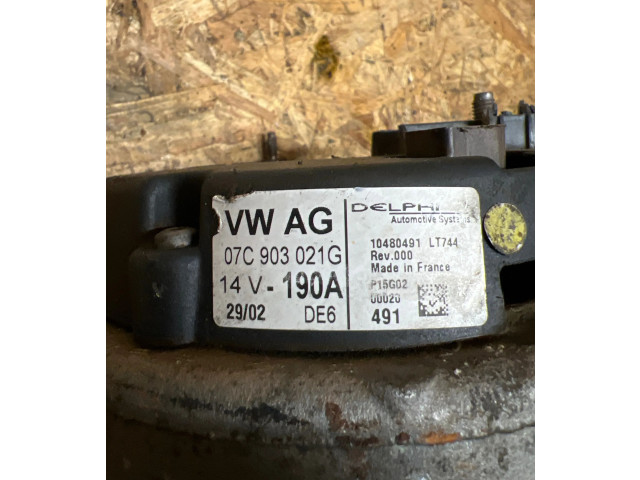 Генератор 07C903021G, 14V190A   Volkswagen Phaeton      