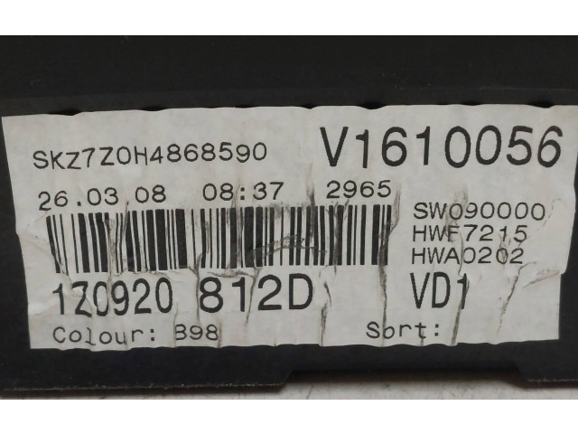 Панель приборов 1Z0920812D, 1Z0920812D Skoda Octavia Mk2 (1Z)