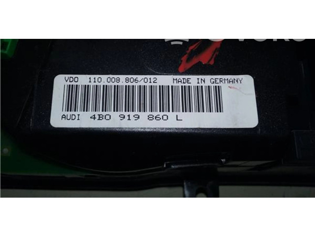 Панель приборов 4BO919860L   Audi A6 S6 C4 4A       