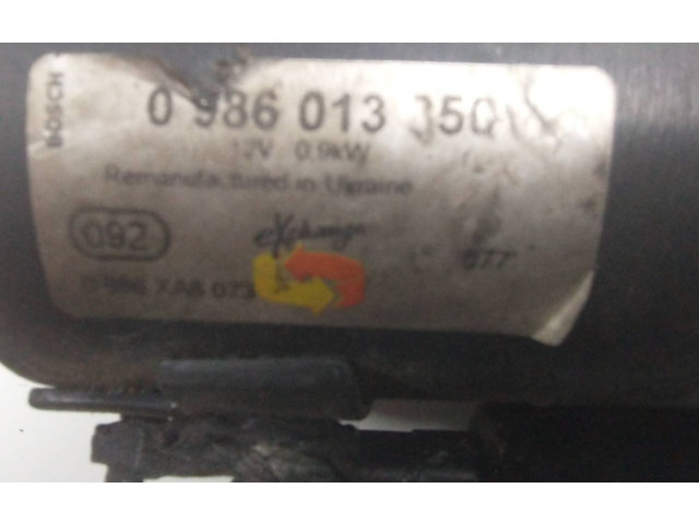 Стартер 0986013350 Citroen C2 1.4