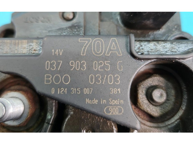 Генератор 037903025G, IMPRK1382224   Skoda Fabia Mk1 (6Y)      