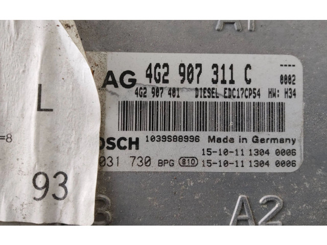 Блок управления двигателя 4G2907311C, 4G2907401 Audi A6 S6 C7 4G