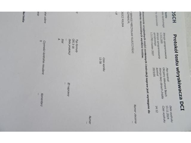 Форсунка 0445116013 Citroen C5