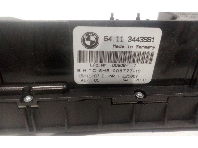 Блок управления климат-контролем 64113443981 BMW X3 E83