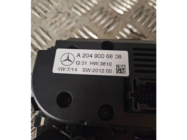 Блок управления климат-контролем A2049006808, HW3810   Mercedes-Benz GLK (X204)