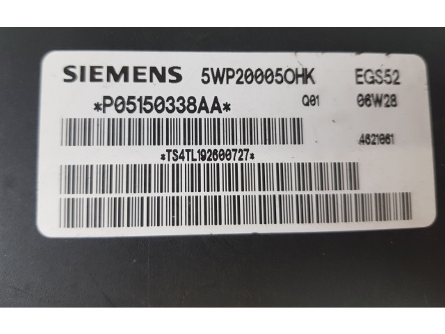 Блок управления коробкой передач 5WP20005OHK, P05150338AA Chrysler 300 - 300C
