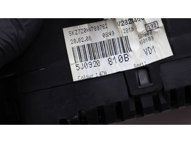 Панель приборов 5J0920810B Skoda Fabia Mk2 (5J)