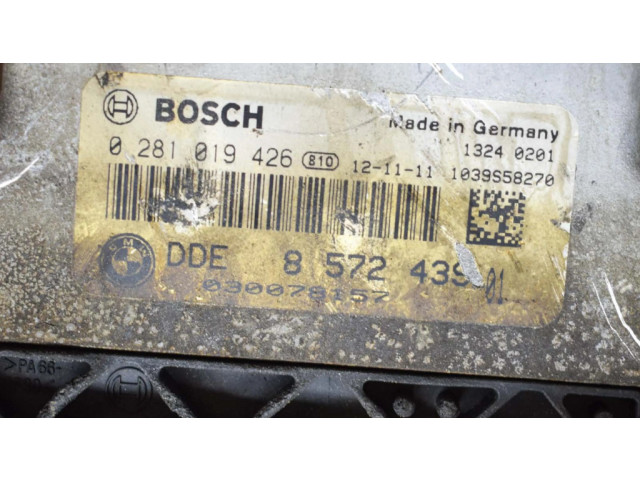 Řídící jednotka 8572439, 0281019426 BMW 3 F30 F35 F31 2012