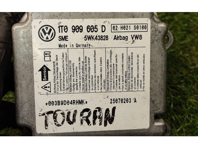 Блок подушек безопасности 1T0909605D Volkswagen Touran I