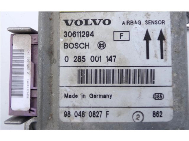 Блок подушек безопасности 0285001147   Volvo S40