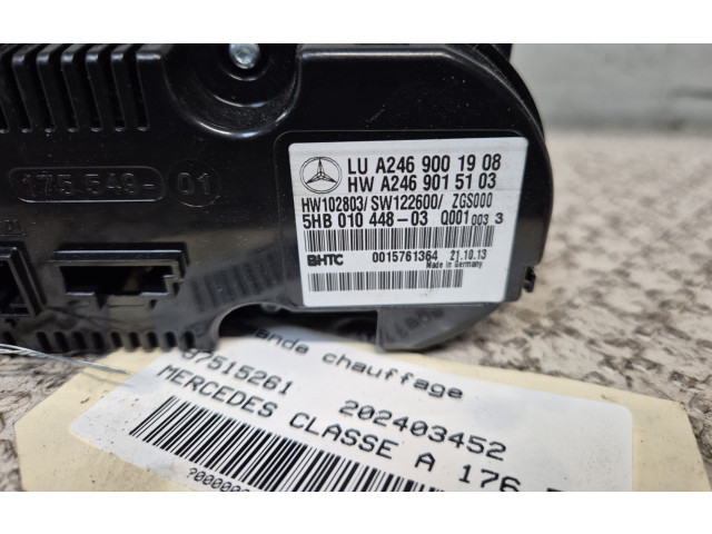 Блок управления климат-контролем 2469008415 Mercedes-Benz A W176