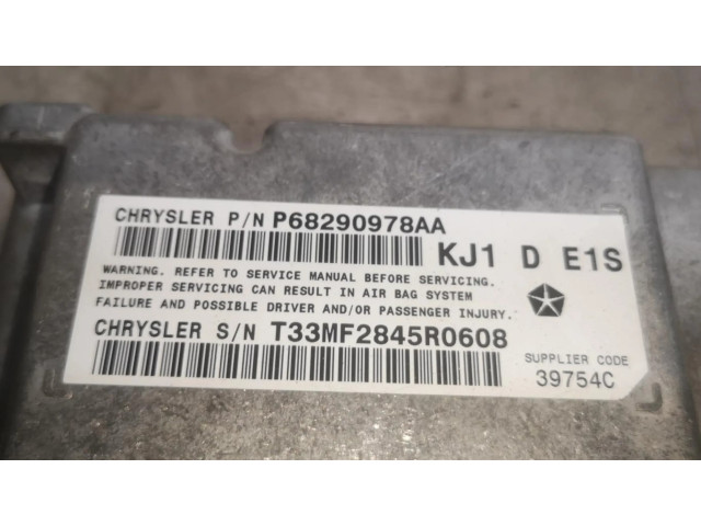 Блок подушек безопасности SLVP68290978AA Jeep Cherokee III KJ