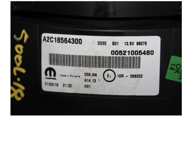 Přístrojová deska Fiat 500L 2005