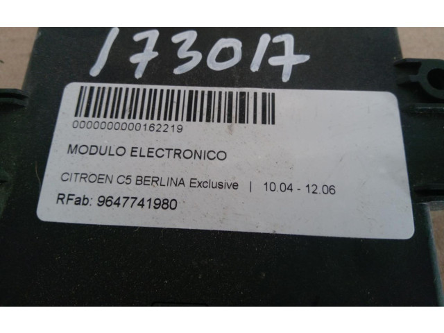 Řídící jednotka 9647741980 Citroen Berlingo 2004