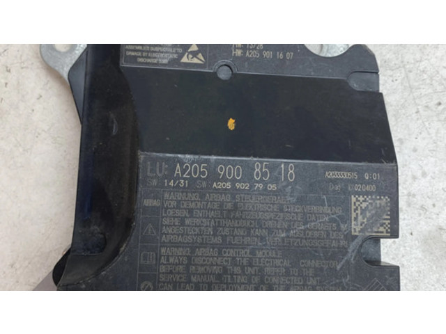 Блок подушек безопасности A2059008518   Mercedes-Benz GLC X253 C253