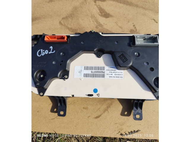 Спидометр (приборный щиток) P8200059776, 277152km   Renault Clio II   