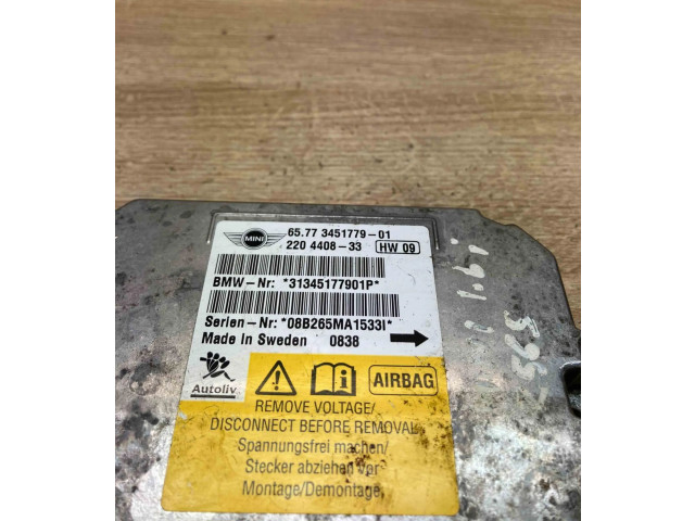 Блок подушек безопасности 3451779 Mini One - Cooper Clubman R55