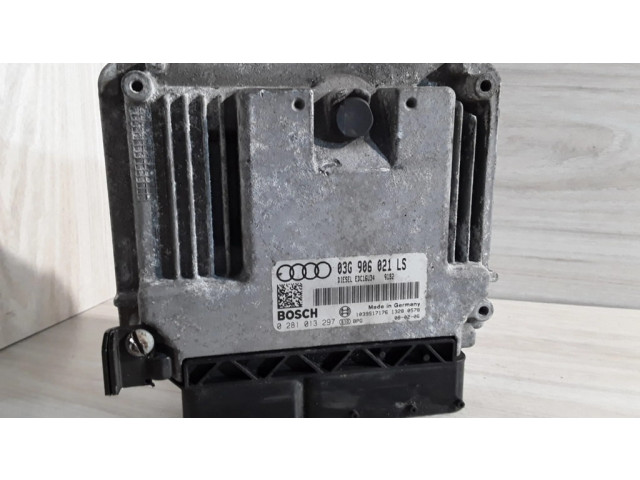 Блок управления двигателя 0281013297, 03G906021LS Audi A3 S3 A3 Sportback 8P