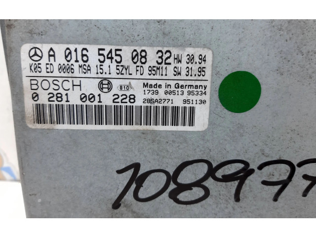 Řídící jednotka A0165450832, 108977 Mercedes-Benz C W202 1995