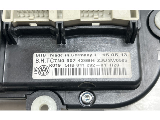 Блок управления климат-контролем 7N0907426BH, 5HB01129201 Volkswagen Caddy