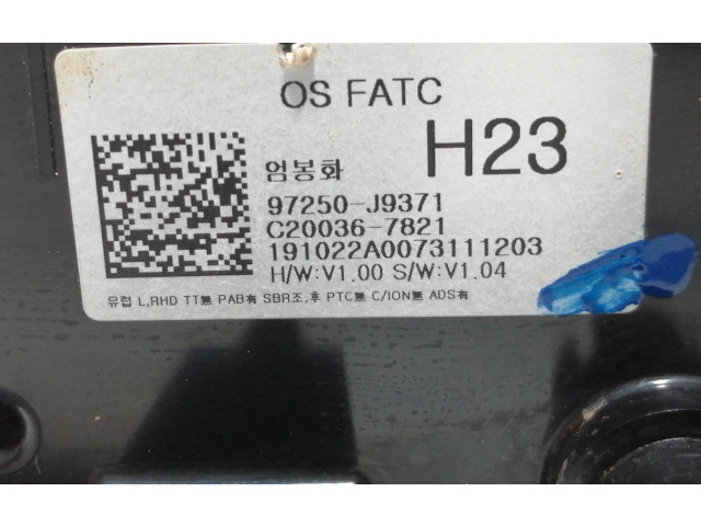 Модуль блока управления кондиционером 97250J9371 Hyundai Kona I