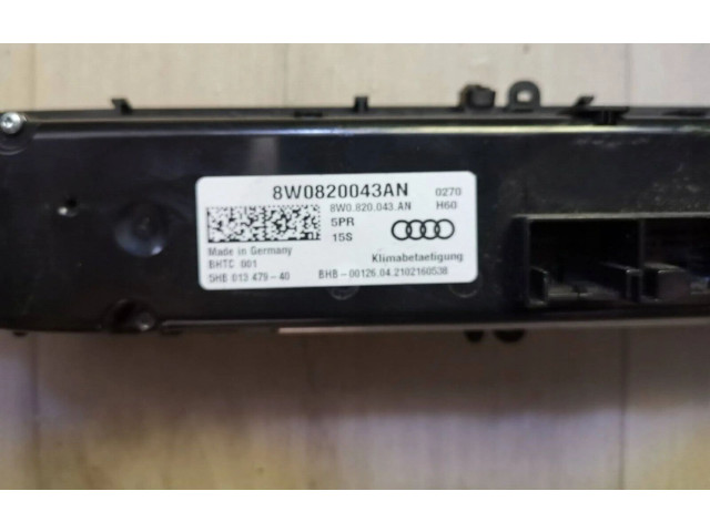 Блок управления климат-контролем 8W0820043AN   Audi A5
