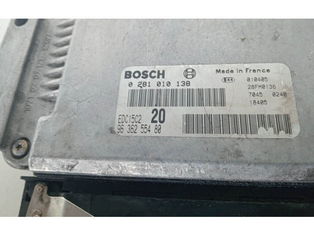 Řídící jednotka 9650359580, 9650360280 Citroen Berlingo 1996