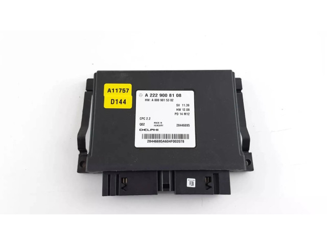 Блок управления коробкой передач A2229008108, A0009015302 Mercedes-Benz S W222