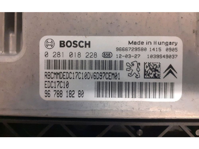 Řídící jednotka 1609661380, 1609661380   Citroen Berlingo 2012
