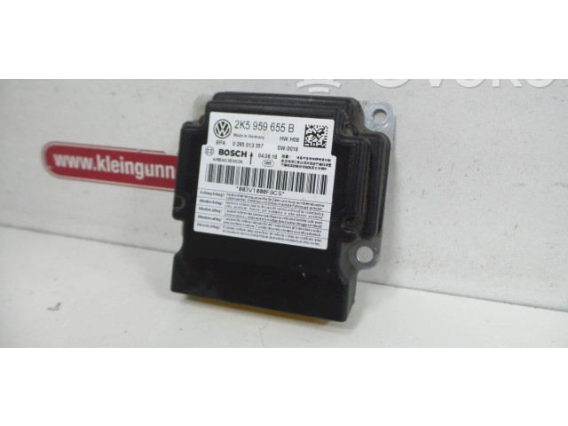 Блок подушек безопасности 2K5959655B, 0285013357 Volkswagen Caddy