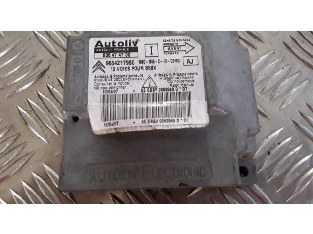 Блок подушек безопасности 606474700, 9664217980 Citroen C4 Grand Picasso