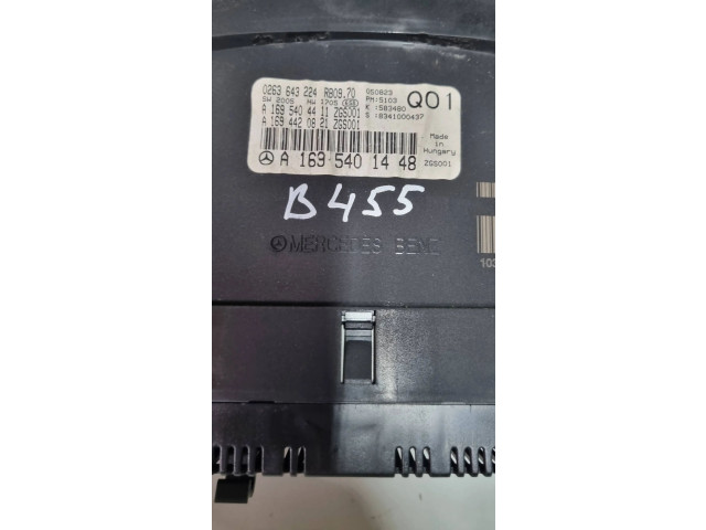 Панель приборов A1695401448, 0263643224   Mercedes-Benz A W169       