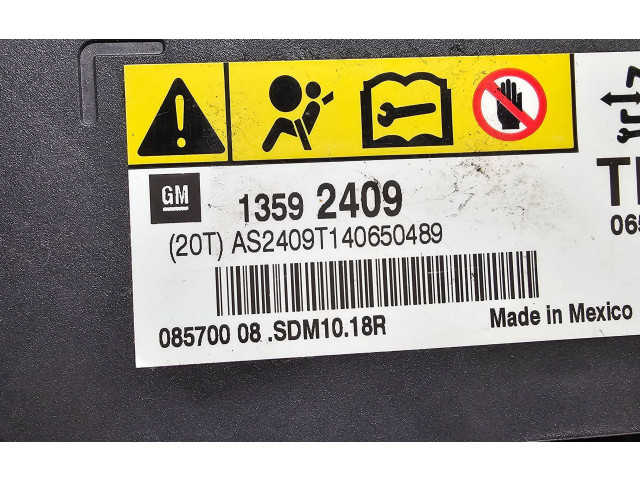 Блок подушек безопасности 13592409, AS2409T14050489 Chevrolet Sonic