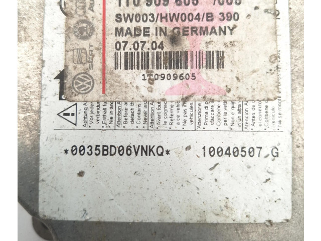 Airbagsteuergerät 1T0909605, 10040507G   Volkswagen Touran 