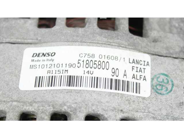 Генератор 51805800   Fiat Punto Evo      