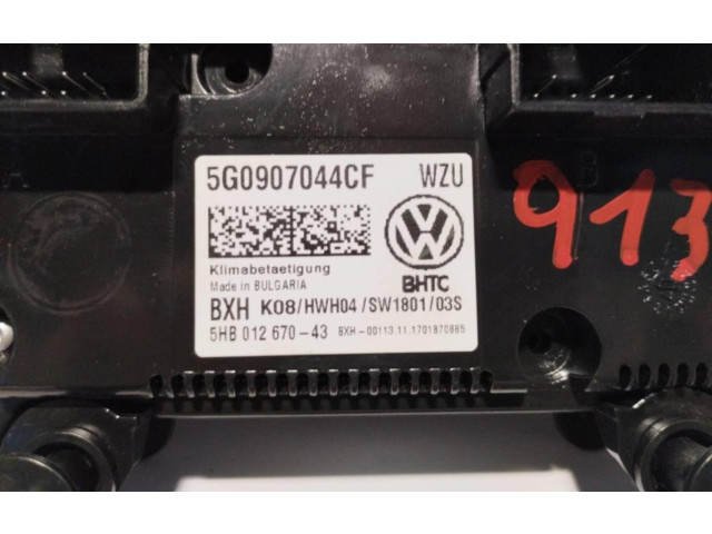 Блок управления климат-контролем 5G0907044CF   Volkswagen Golf VII