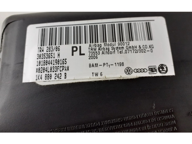 Подушка безопасности в сиденье 1K4880242B Skoda Octavia Mk2 (1Z)