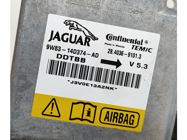 Блок подушек безопасности 9W8314D374AD Jaguar XK - XKR