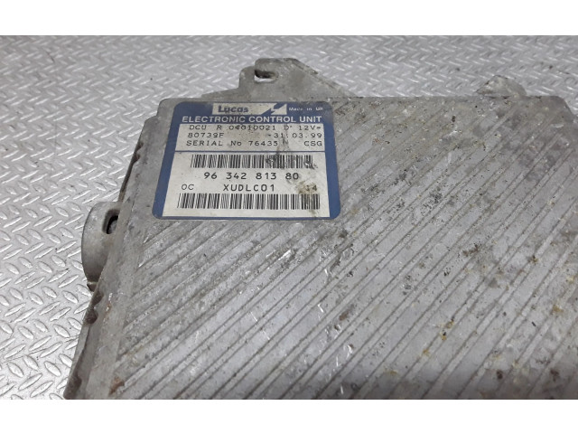 Řídící jednotka 9634281380 Peugeot 806 1997