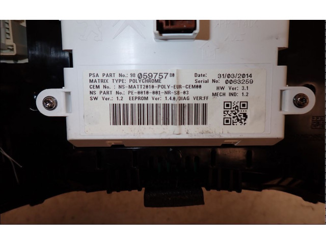 Панель приборов 9812834180 Citroen DS4