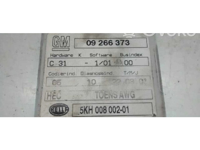 Řídící jednotka 09266373, MODULOELECTRONICO Opel Omega B2