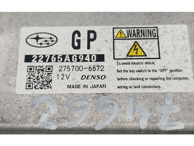 Řídící jednotka 22765AG940, 2757006672 Subaru Outback (BS) 2015