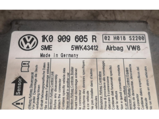 Блок подушек безопасности SLV1K0909605R Volkswagen Golf Plus