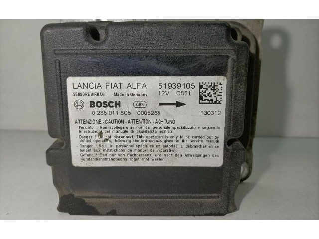 Блок подушек безопасности 51833230, 51939105 Lancia Ypsilon