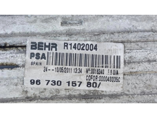 Интеркулер  9673015780   Peugeot 5008 2.0